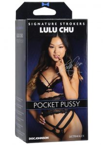 Signature Strokers Lulu Chu Ultraskyn Pocket Masturbator - Pussy - Vanilla