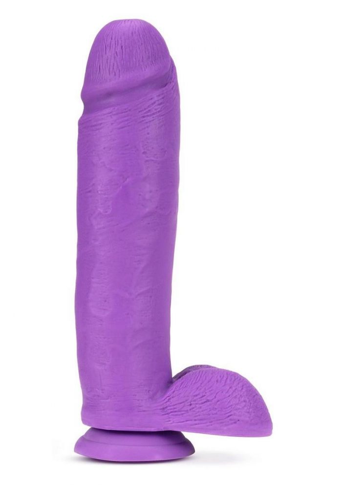 Neo Dual Density Dildo 11in - Neon Purple