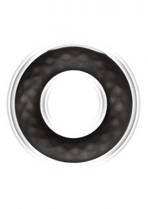Enhancer Rechargeable Silicone Vibrating Cockring - Black