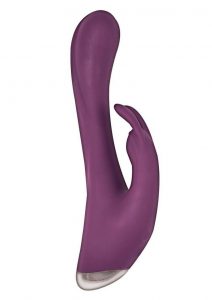 Princess Bunny Tickler Rechargeable Silicone Rabbit Vibrator - Purple