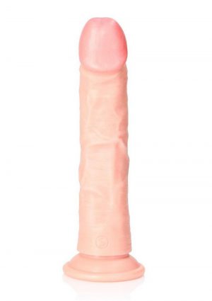 RealRock Curved Realistic Dildo with Suction Cup 8in - Vanilla