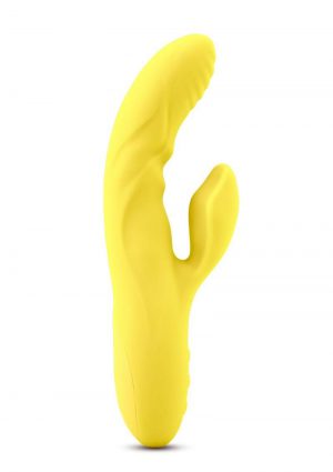 Nu Sensuelle Kiah Nubii Rechargeable Silicone Rabbit - Yellow