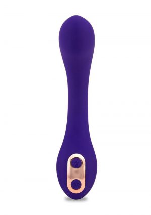 Nu Sensuelle Libi Flexible Rechargeable Silicone G-Spot Vibrator - Deep Purple
