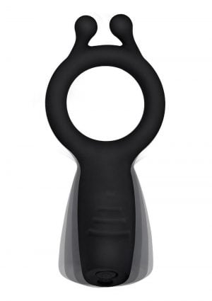 Bodywand Date Night Rechargeable Silicone Vibrating Cock Ring with Remote Control - Black