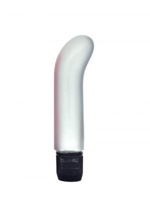Pearl Shine G-Spot Vibrator 5in - White