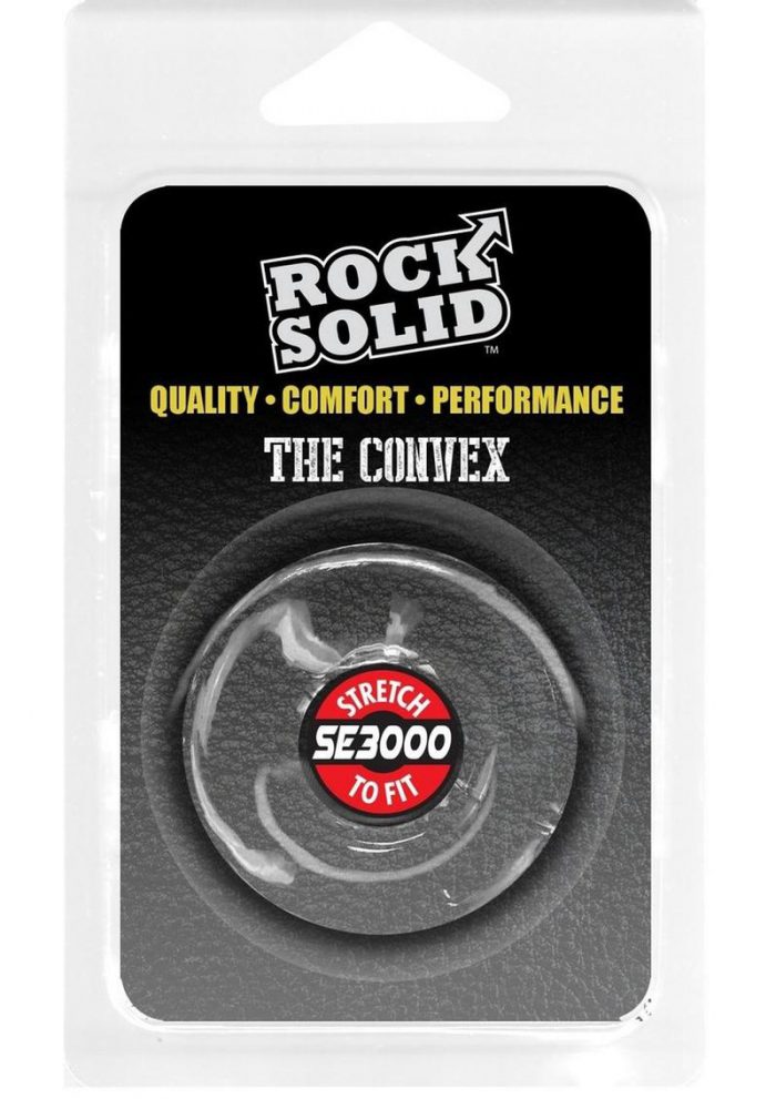 Rock Solid The Convex Cock Ring - Clear
