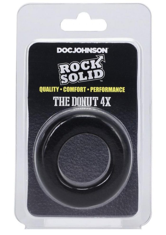Rock Solid The Donut 4X Cock Ring - Black