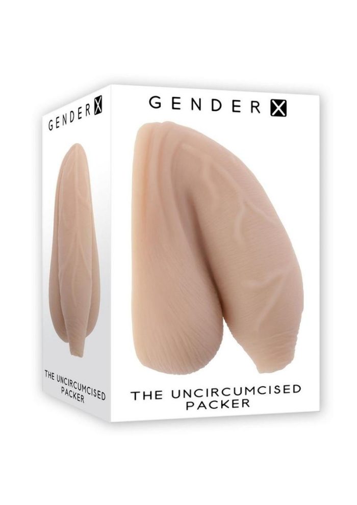 Gender X TPE Uncircumsized Packer Dildo - Vanilla