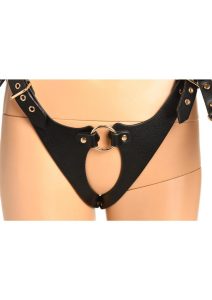 Master Series Harness with Restraints - Black/Gold