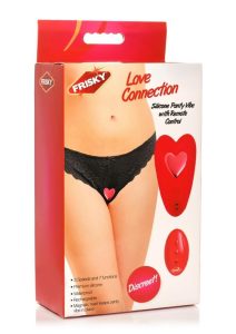 Frisky Love Connection Silicone Panty Vibe with Remote Control - Red
