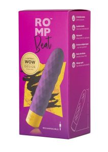 Romp Beat Rechargeable Silicone Bullet - Purple