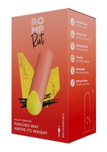 Romp Riot Rechargeable Silicone Bullet - Orange