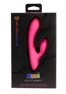 Nu Sensuelle Jolie Nubii Rechargeable Silicone Mini Heating Rabbit - Pink