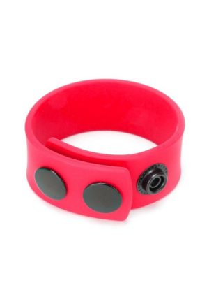 Prowler RED Silicone Cock Strap - Red