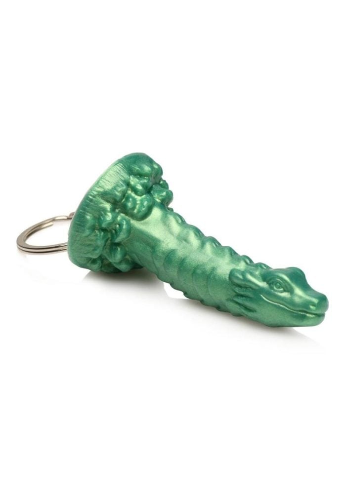 Creature Cocks Cockness Monster Keychain - Green