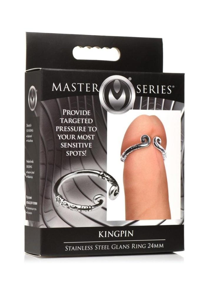 Master Series Kingpin Stainless Steel Glans Ring 24mm