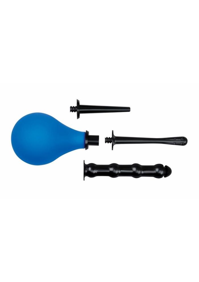 AquaClean 220ML Douche with Interchangeable Nozzle (4 Piece) - Blue/Black