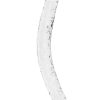 RealRock Crystal Clear Double Dong 13in - Clear